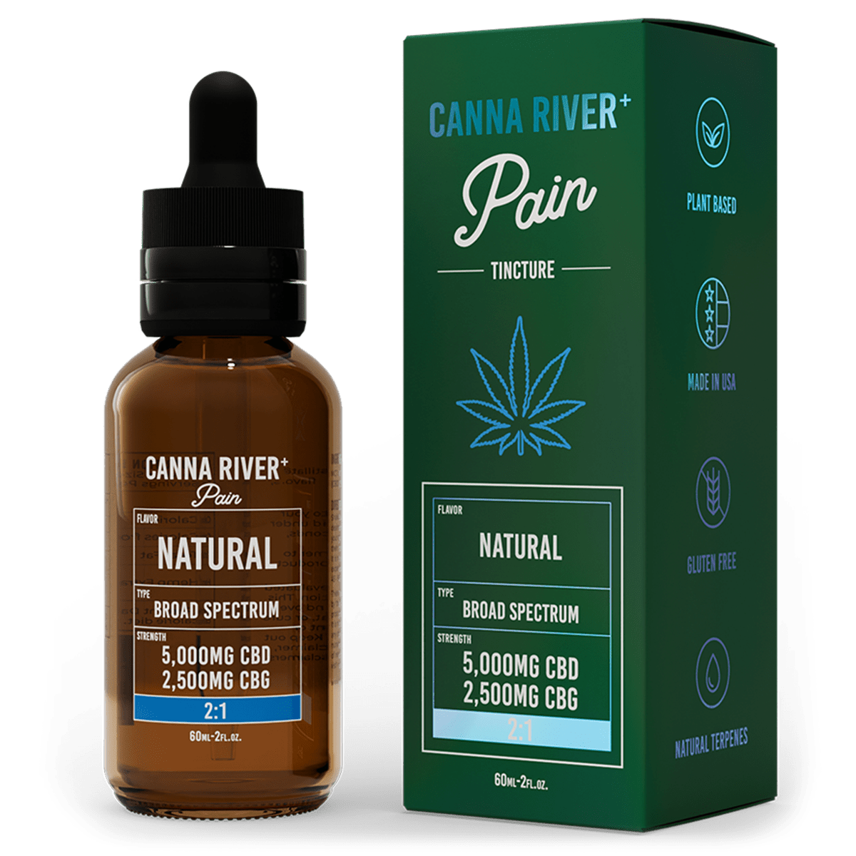 CBD Pain Tincture Original Canna River Brasil - Compre o melhor óleo CBD do mercado