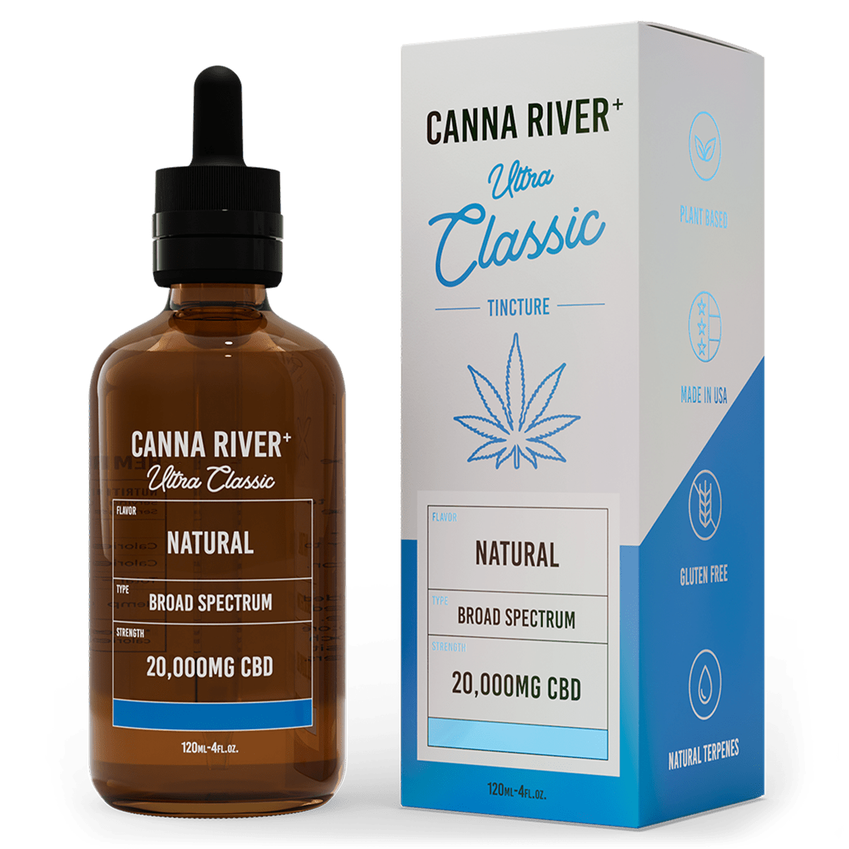CBD Ultra Classic Tincture Original Canna River Brasil - Compre o melhor óleo CBD do mercado