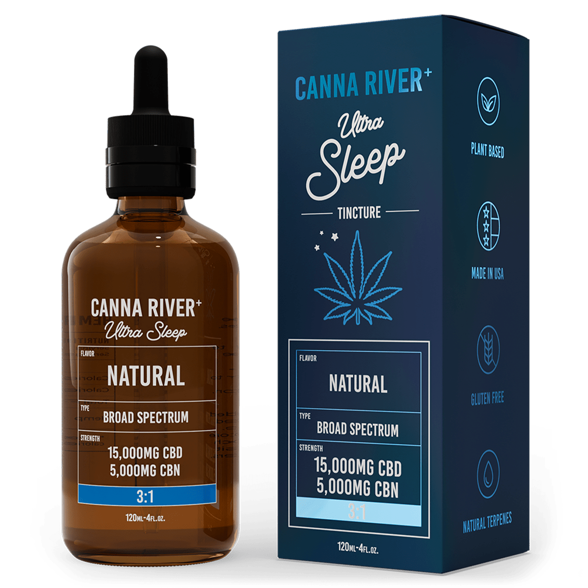 CBD Ultra Sleep Tincture Original Canna River Brasil - Compre o melhor óleo CBD do mercado