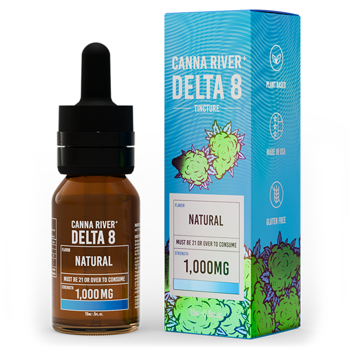 Delta 8 Tincture Original Canna River Brasil - Compre o melhor óleo CBD do mercado